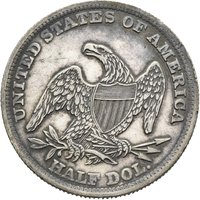½ Dollar reverse