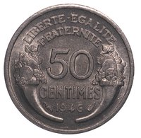50 Centimes reverse