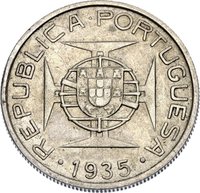 5 Escudos reverse