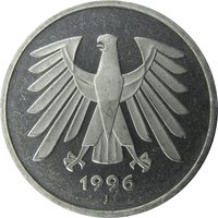 5 Deutsche Mark obverse