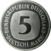 5 Deutsche Mark reverse