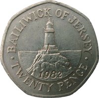 20 Pence reverse