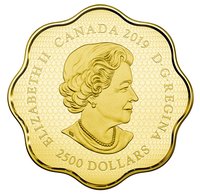 2500 Dollars obverse