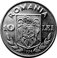 10 Lei obverse