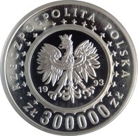300000 Zlotys obverse