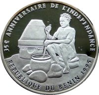 1000 Francs CFA reverse