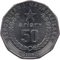 50 Ariary obverse