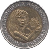1 Peso obverse