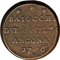 2½ Baiocchi obverse