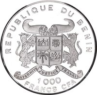 1000 Francs CFA obverse