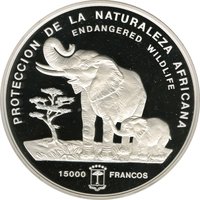 15000 Francos CFA reverse