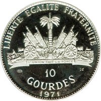 10 Gourdes reverse