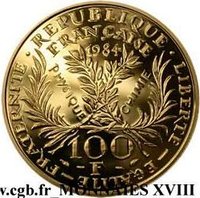 100 Francs obverse