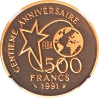 500 Francs reverse