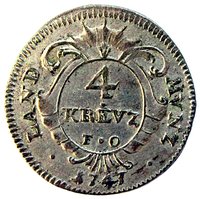 4 Kreuzers reverse