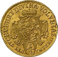 ½ Ducat reverse