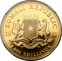 1000 Shillings obverse