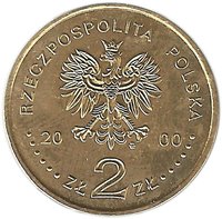 2 Zlotys obverse