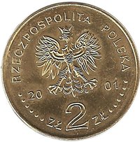 2 Zlotys obverse