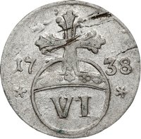 6 Pfennigs reverse