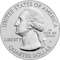 ¼ Dollar obverse
