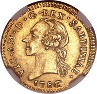 ½ Doppia obverse