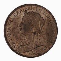 ½ Penny obverse