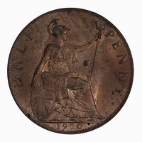 ½ Penny reverse
