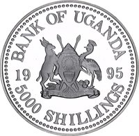 5000 Shillings obverse