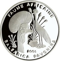 1000 Francs CFA reverse