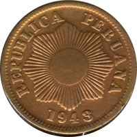 1 Centavo obverse