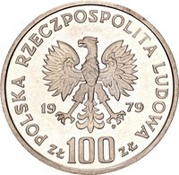 100 Zlotys obverse