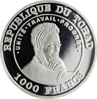 1000 Francs CFA obverse