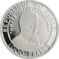 1000 Francs CFA obverse