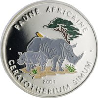 1000 Francs CFA reverse