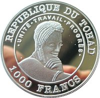 1000 Francs CFA obverse
