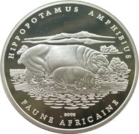 1000 Francs CFA reverse