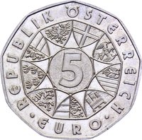 5 Euro obverse