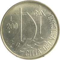 200 Lire reverse