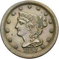 ½ Cent obverse