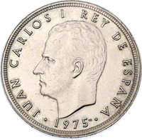 5 Pesetas obverse