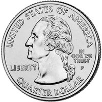 ¼ Dollar obverse