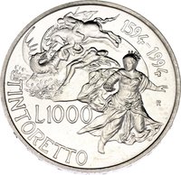 1000 Lire reverse