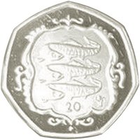 20 Pence reverse