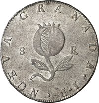 8 Reales obverse