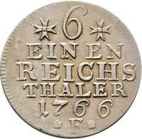 ⅙ Thaler reverse