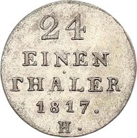 1⁄24 Thaler reverse