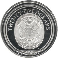 25 Dollars reverse