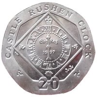 20 Pence reverse