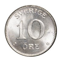 10 Öre reverse
